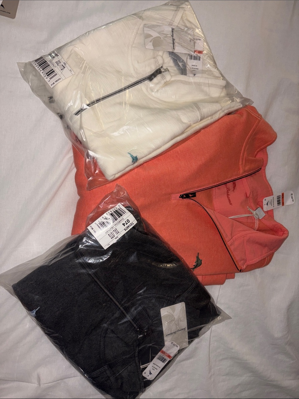 Tommy Bahama Classic Quarter-Zip Sweatshirt  Pullover - MULTIPLE AVAILABLE